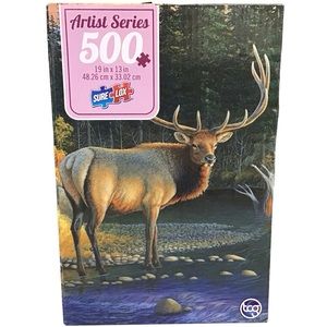 Jigsaw Puzzle Buck Stream Sure Lox 500 Pieces Artist Series Shades of Autumn